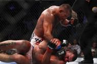 Hendo pounds away on Shogun in the classic headline clash
